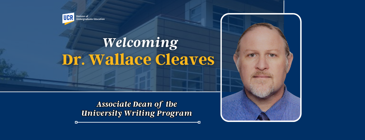 UWP new associate dean Dr. Wallace Cleaves