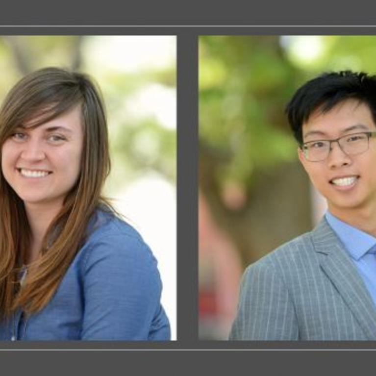 Renata Koontz and Nicholas Pham are this year’s UCR Goldwater Scholars.