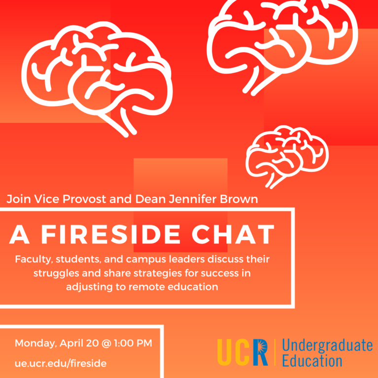 Remote Education Fireside Chat - April 20 at 1:00 PM