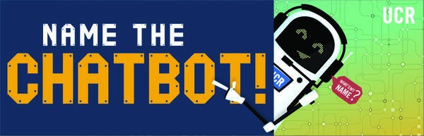 UCR Chatbot banner