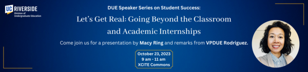 DUE Speaker Series #2 Macy Ring